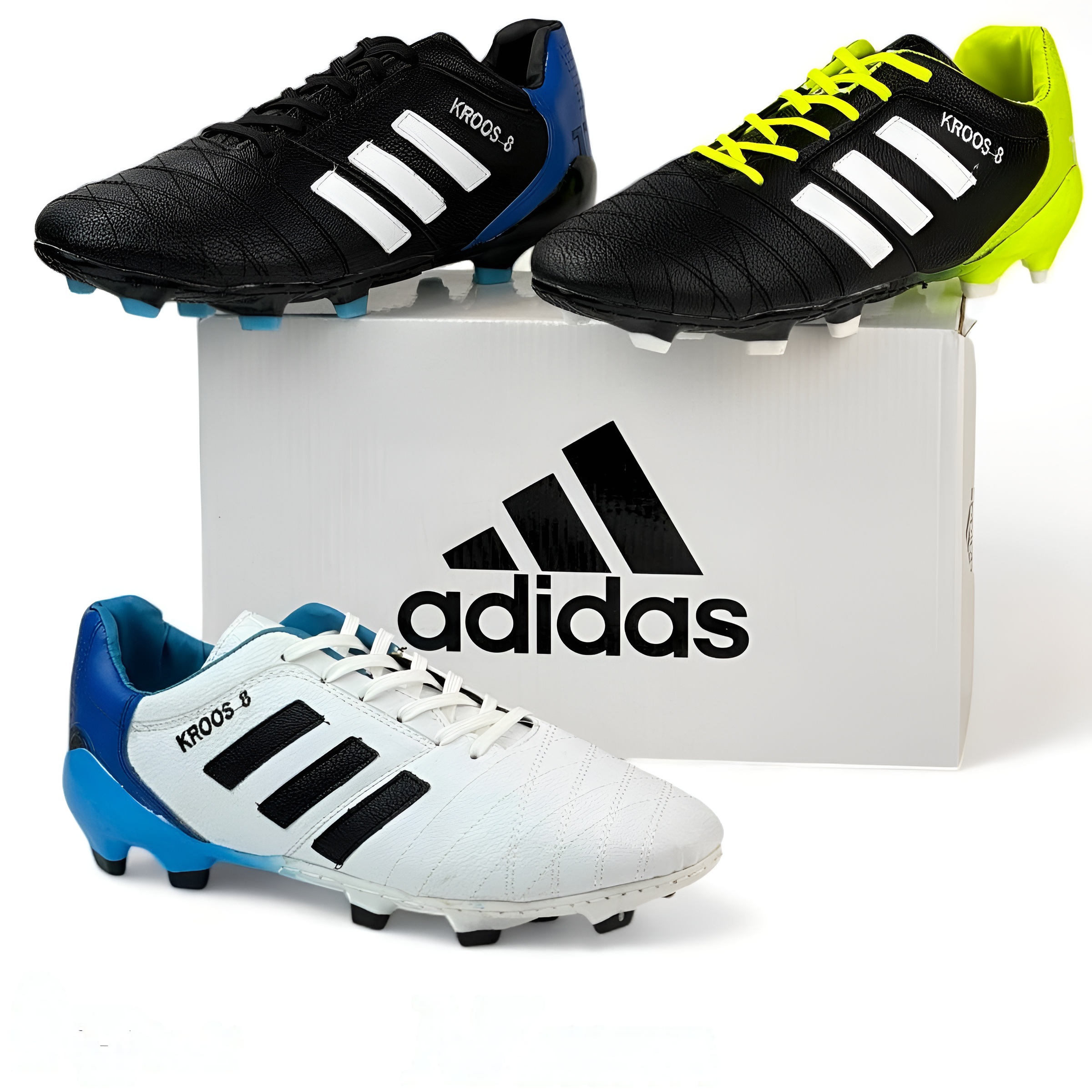 کفش فوتبال آدیداس کروس Adidas kroos زيره استخوانی مدل کتانی چمن طبيعی بزرگسالان