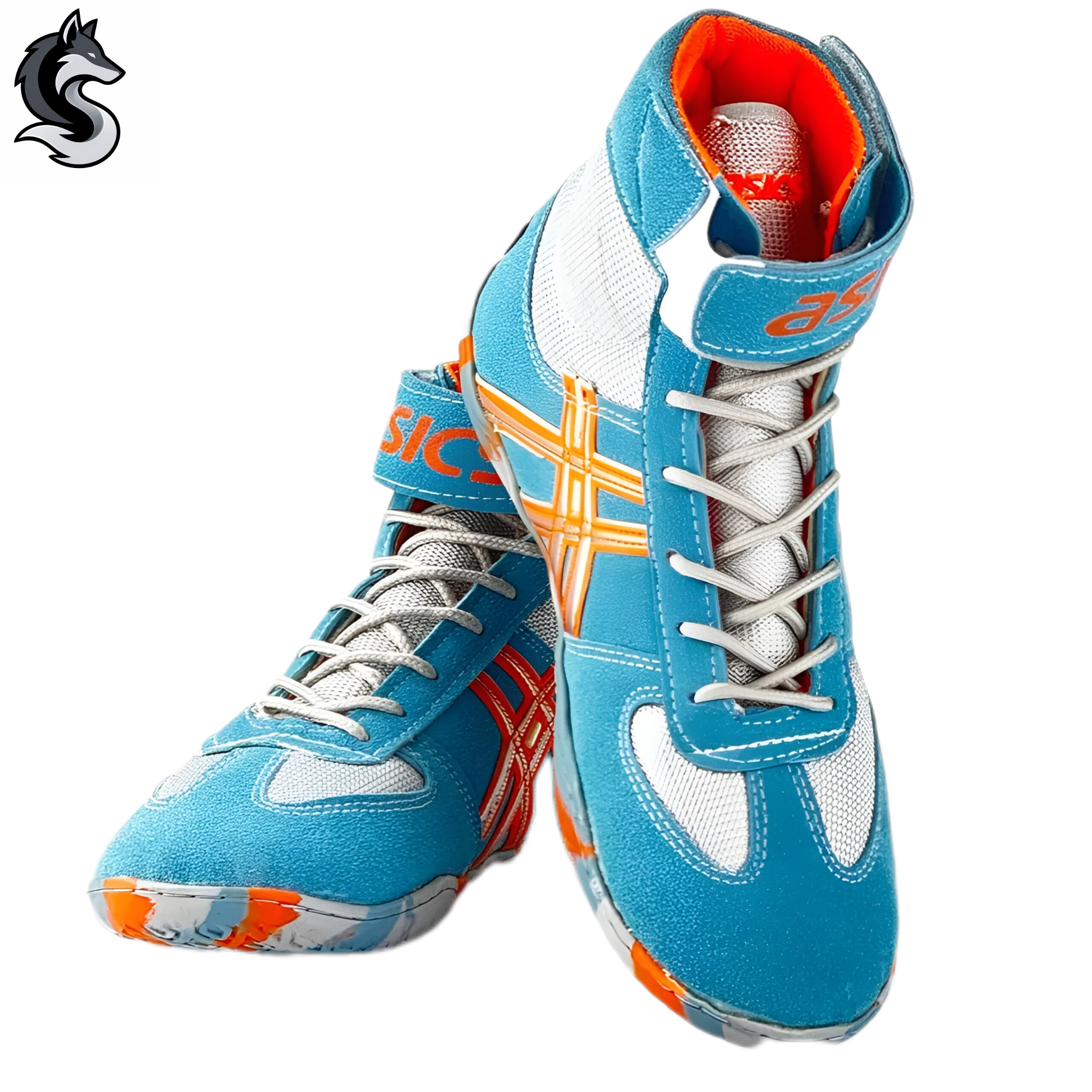کفش کشتی اسیکس (Asics) مدل کمپلکس - رویه اشبالت پرزدار و زیره لاستیکی چسبنده دوردوخت ویژه